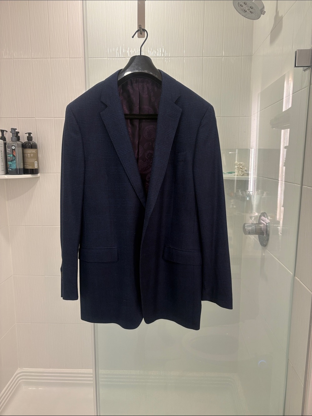 Todd Snyder Dark Navy Textured Sport Coat